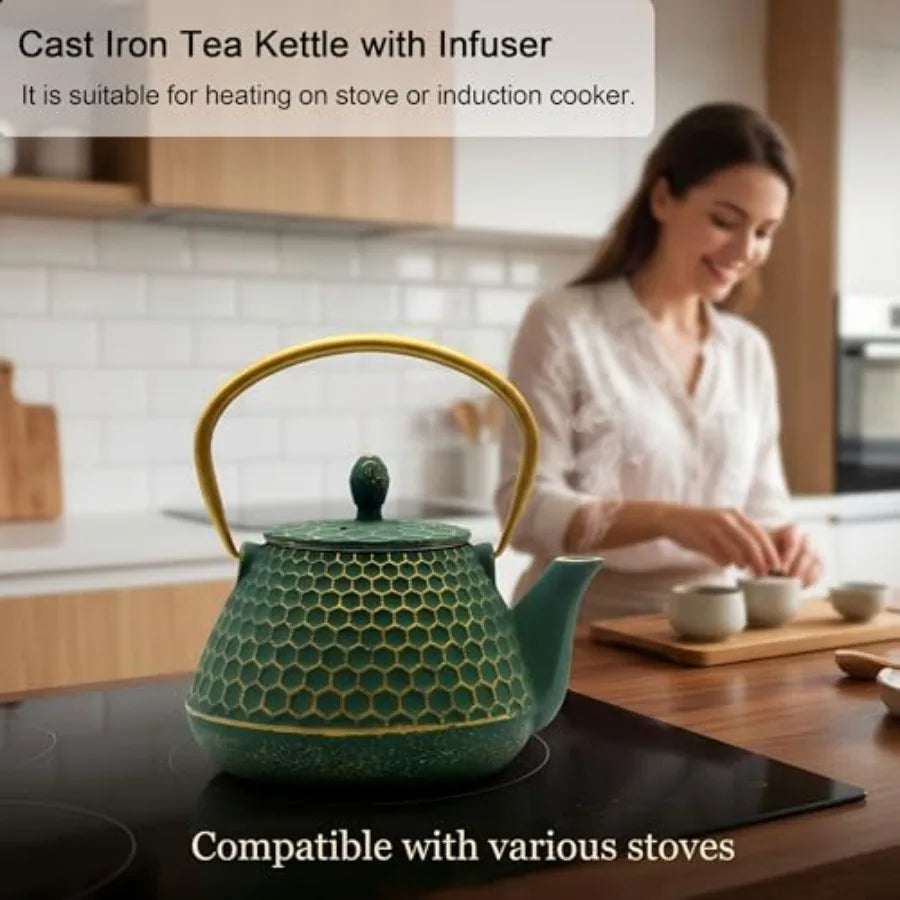 Cast Iron Tea Kettle