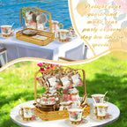 Pink Porcelain Tea Set