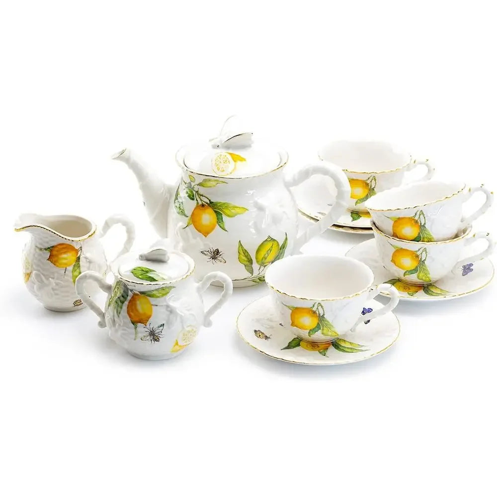 Elegant Porcelain Tea Set