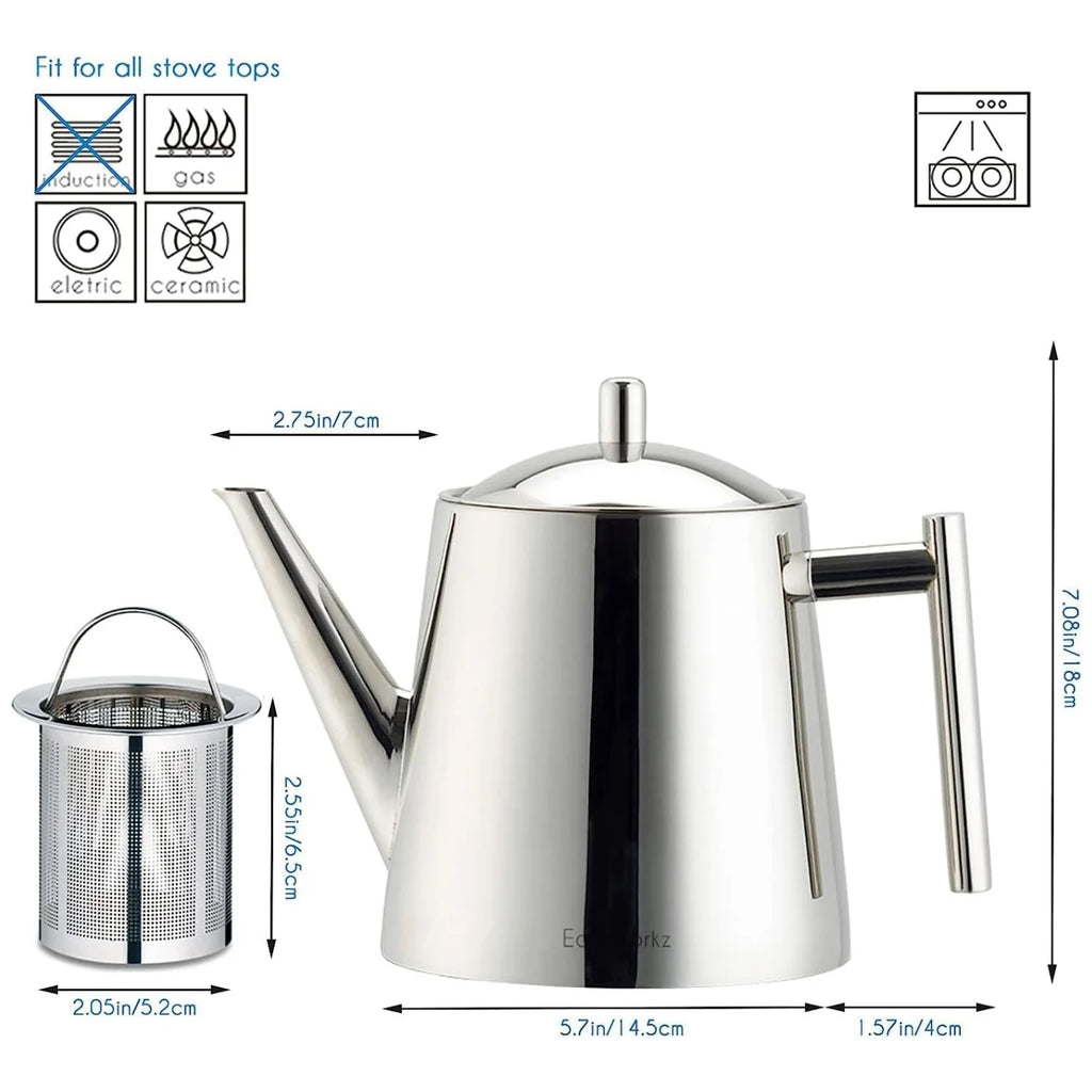 Stainless Steel Teapot