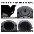 Cast Iron Teapot 101oz