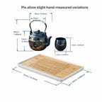 Blue Porcelain Tea Set