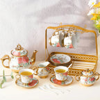 Pink Porcelain Tea Set