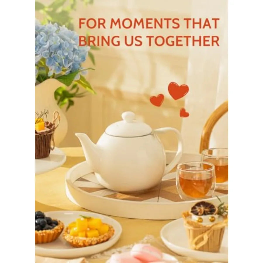 Porcelain Teapot with Infuser