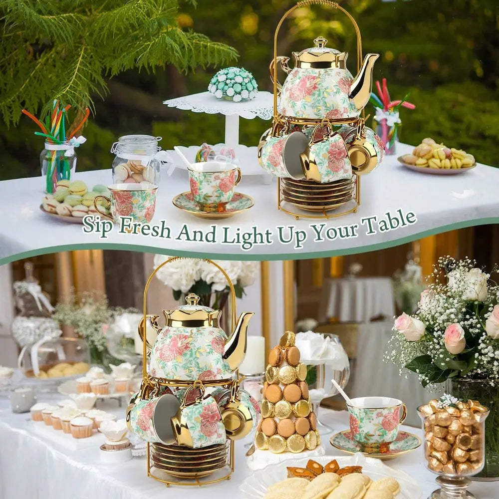 European Porcelain Tea Set