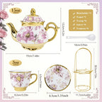 Floral Ceramic Tea Set