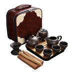 Purple Clay Travel Tea Set