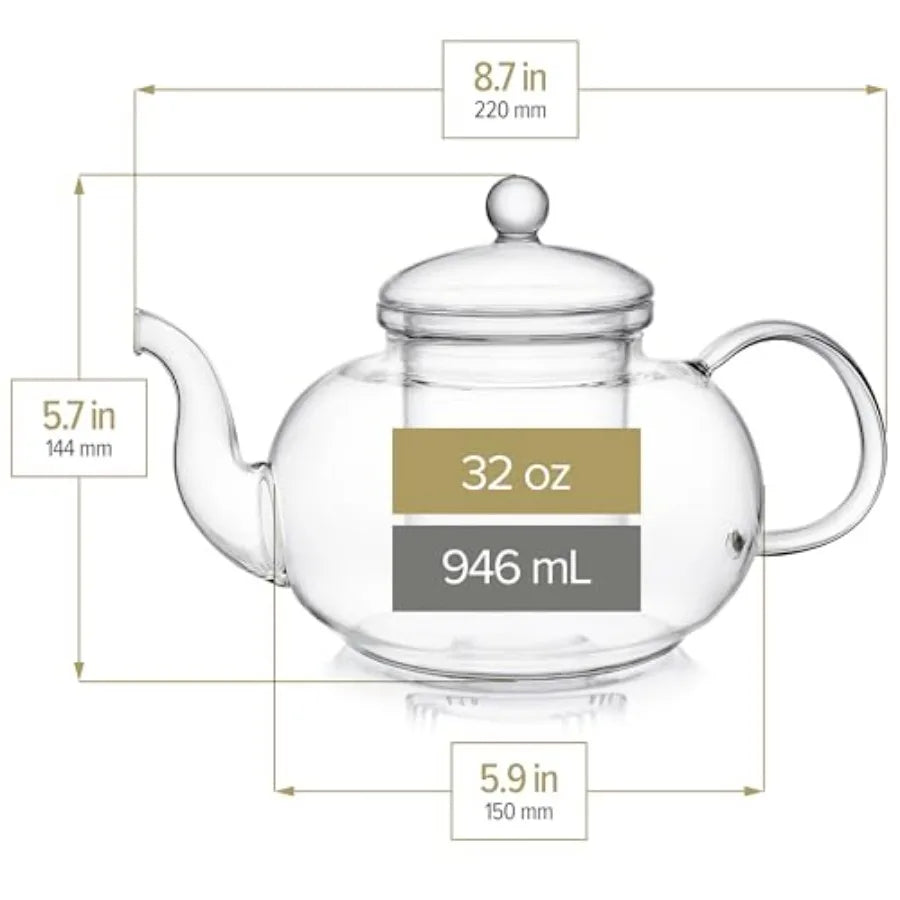 Glass Teapot Set
