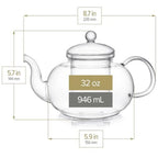 Glass Teapot Set