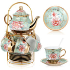 Floral Ceramic Tea Set