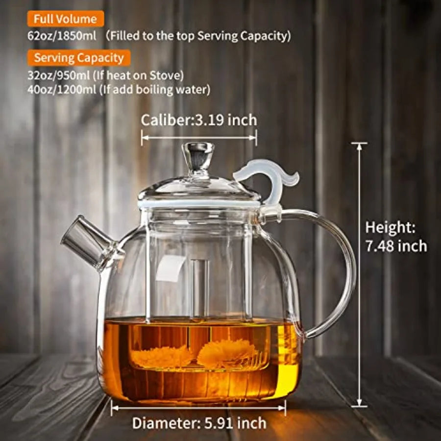 Glass Teapot 68oz