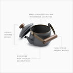 Vintage Enamel Teapot