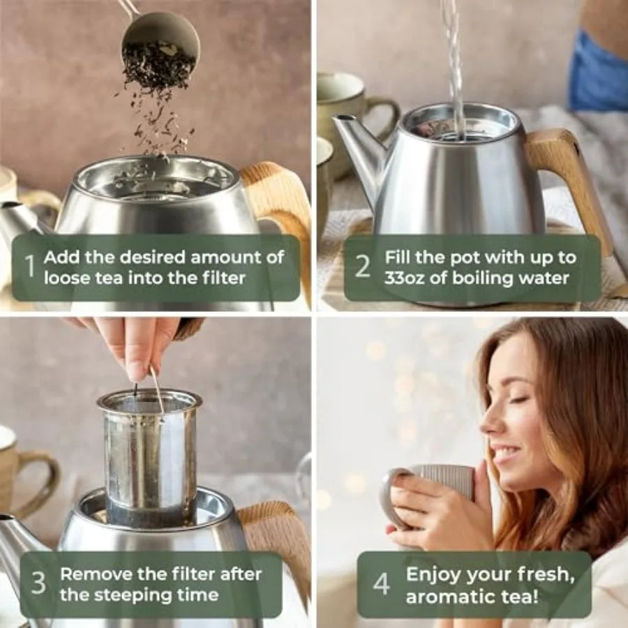 Stainless Steel Tea Pot