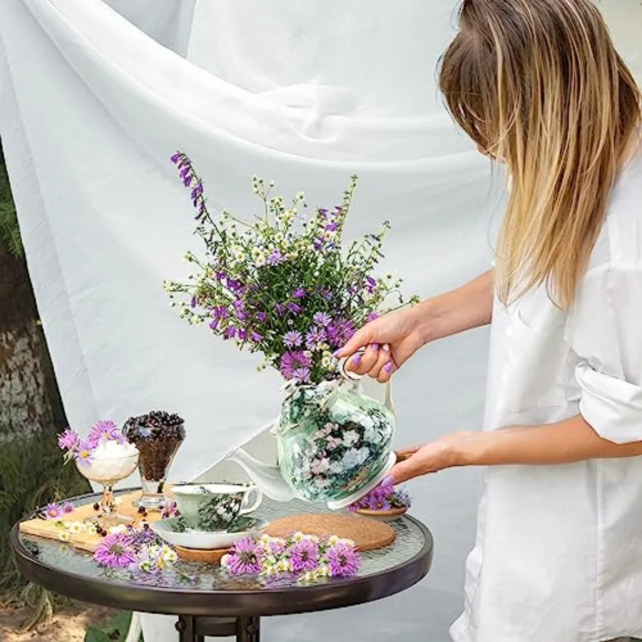 Vintage Floral Teapot