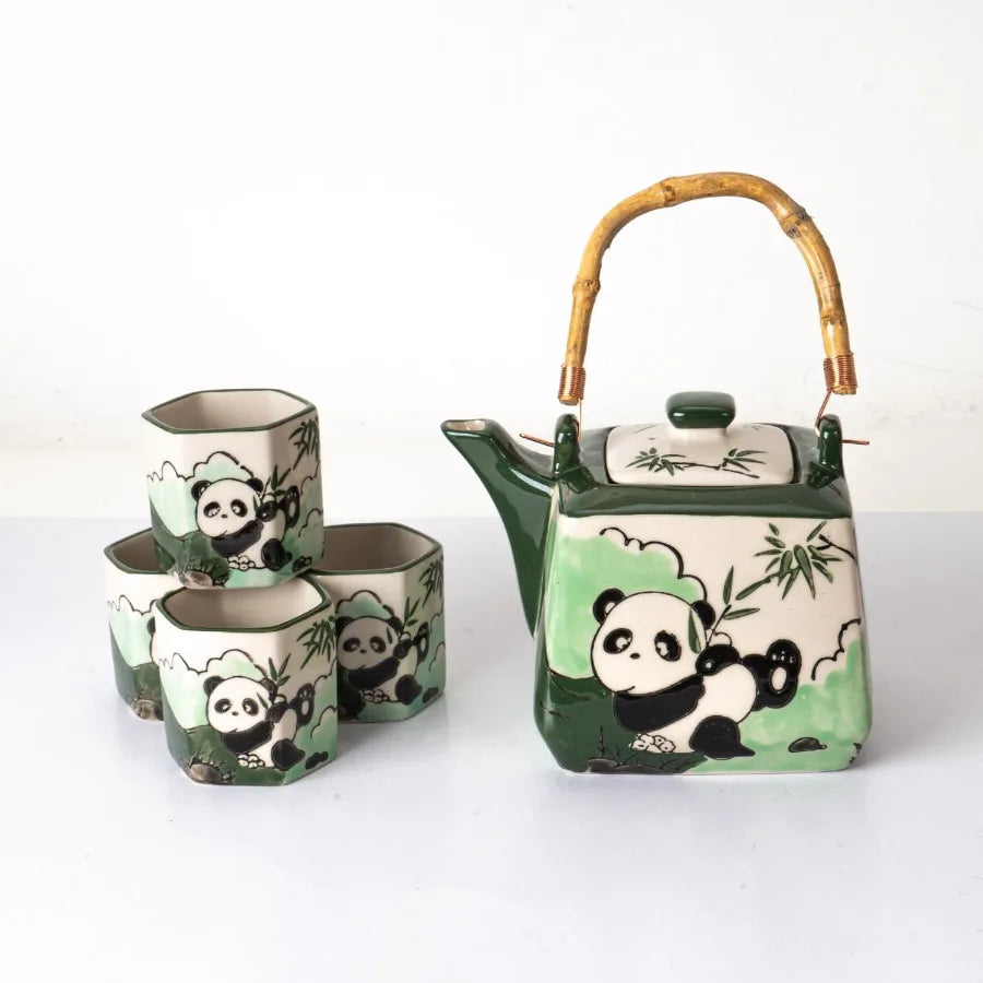 Panda Porcelain Tea Set