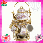 Floral Ceramic Tea Set