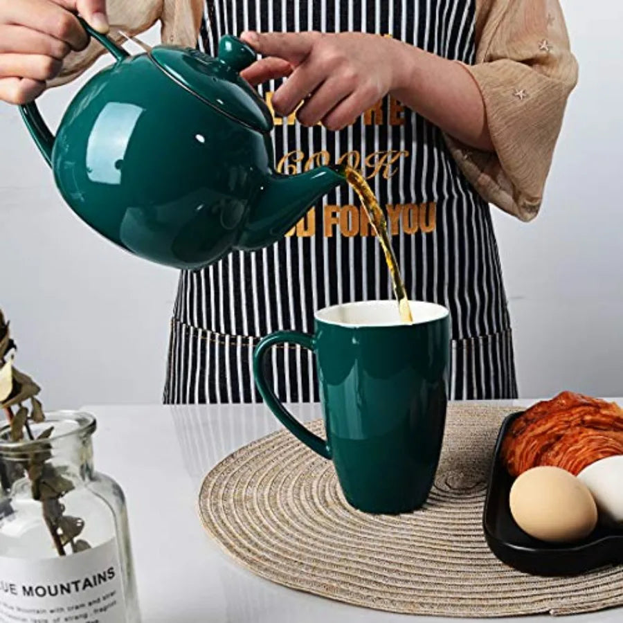 Porcelain Teapot with Infuser