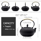 Cast Iron Teapot 101oz