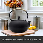 Cast Iron Teapot 101oz