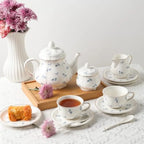 Floral Porcelain Tea Set